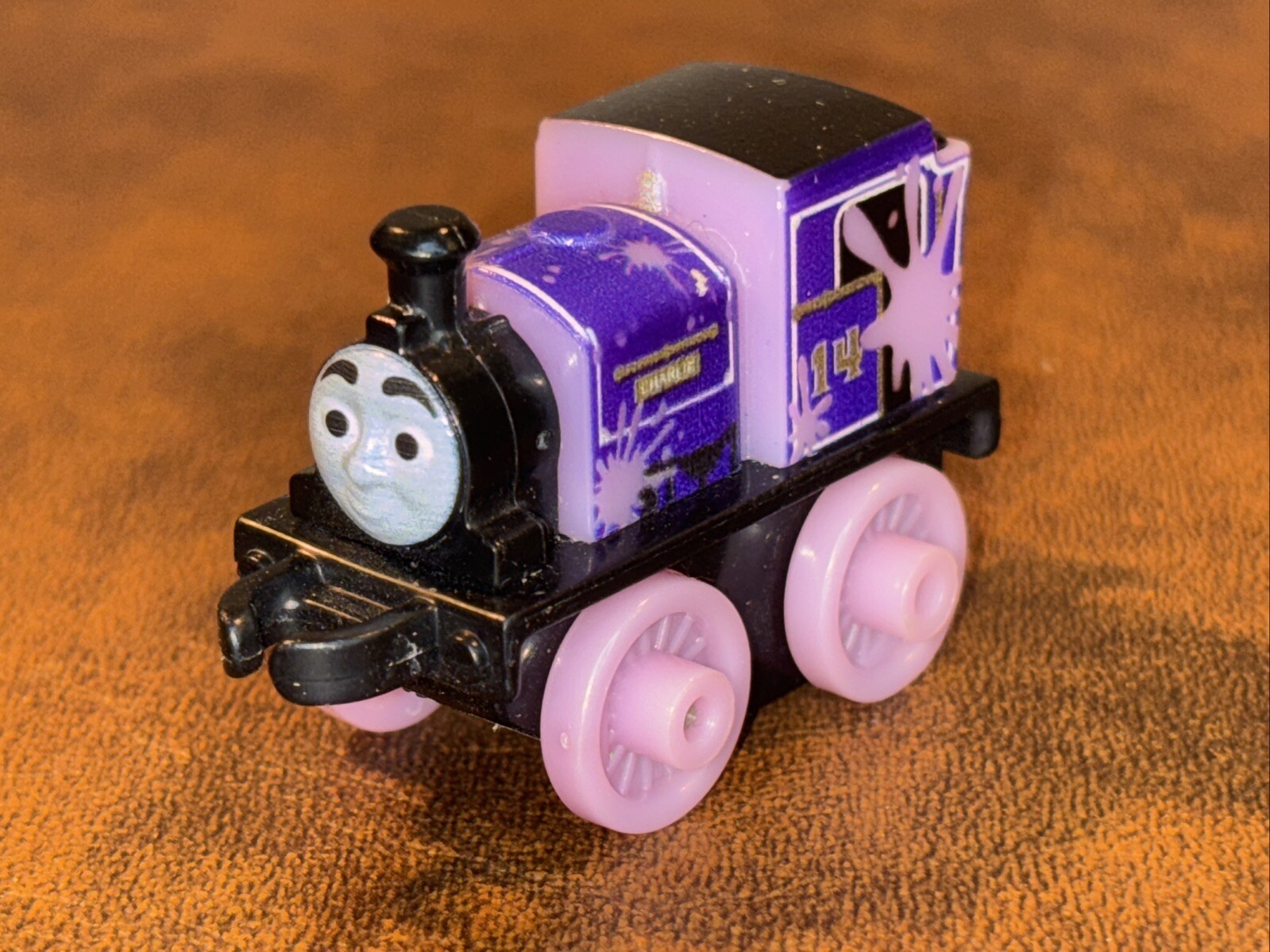 ‘14 Thomas The Train TrackMaster Mini Push Along DieCast PVC Train #K10D Charlie