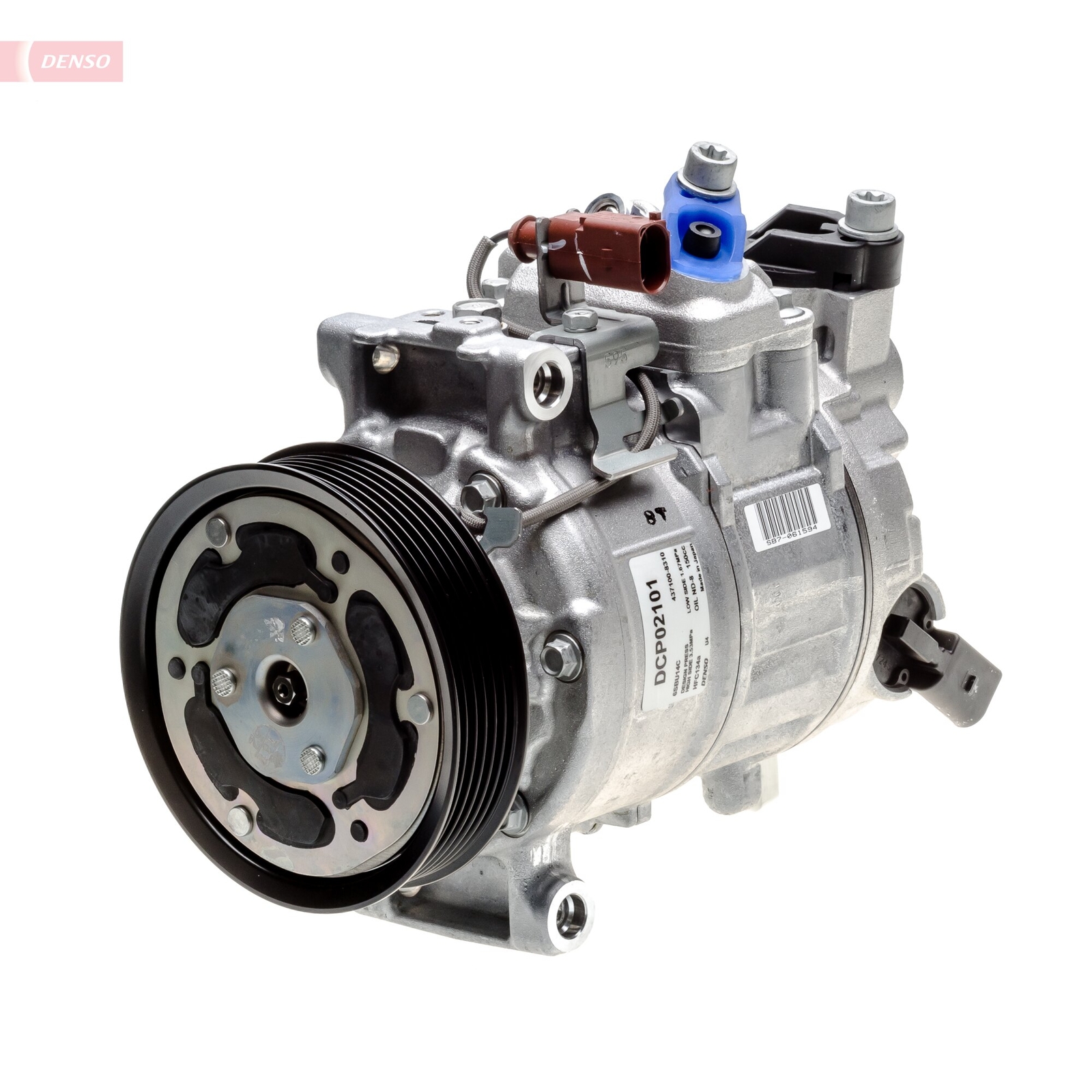 DENSO DCP02101 Compressor, air conditioning for AUDI