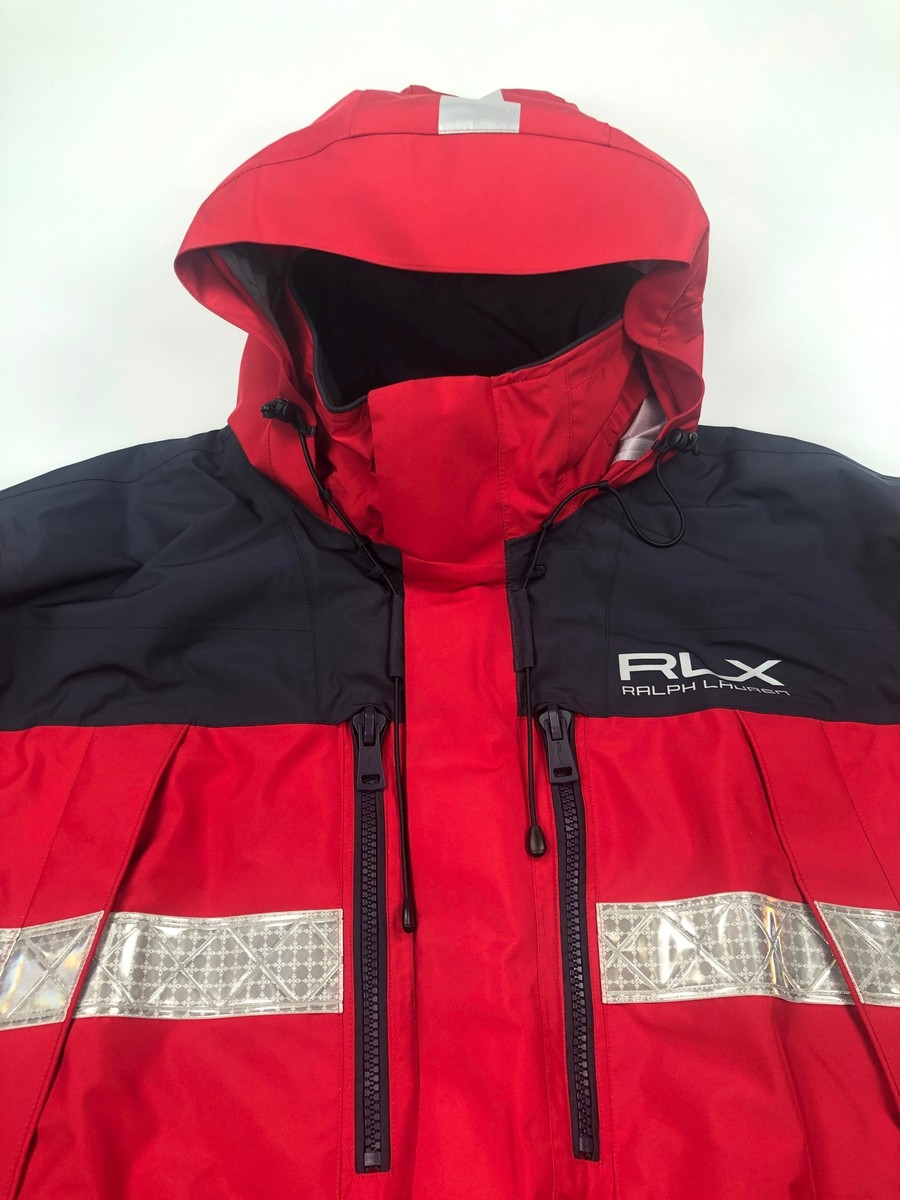 NWT XXL POLO RALPH LAUREN RLX RED NAVY BLUE WATER-REPELLENT NWT XXL POLO RALPH LAUREN RLX RED NAVY BLUE WATER-REPELLENT