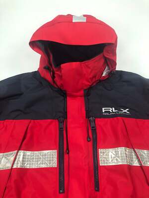 NWT XXL POLO RALPH LAUREN RLX RED NAVY BLUE WATER-REPELLENT
