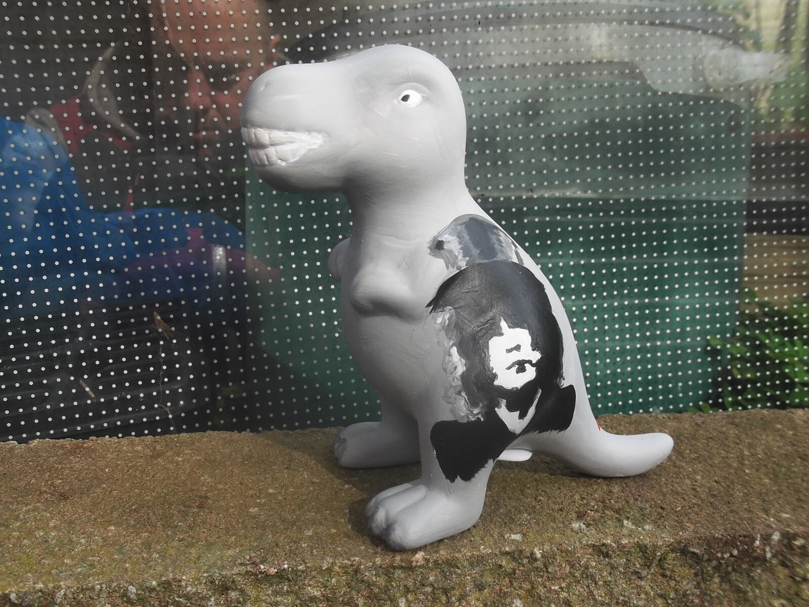 T.Rex The Slider tribute Tyrannosaurus Rex hand painted money box