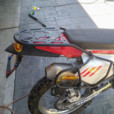 Black Rear Luggage Rack Cargo Holder For KLX250S KLX250SF Enduro Series ...