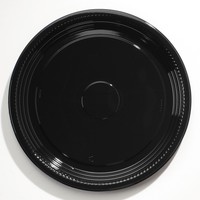 Caterline Casuals Thermoformed Platters, Pet, Black, 16 Diameter on sale Caterline Casuals Thermoformed Platters, Pet, Black, 16 Diameter on sale