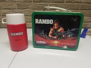 rambo lunch box with thermos