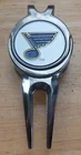 St. Louis Blues 1" Golf Ball Marker NHL Official 2 sided Short Divot Tool