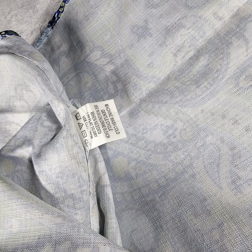 Inserch Mens 3XL Paisley Shirt Linen Blend Short Sleeve Multicolor - Picture 7 of 13
