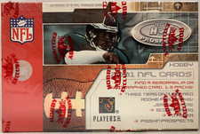 2001 FLEER HOT PROSPECTS NFL FOOTBALL HOBBY BOX 15 PACK DREW BREES RC NEW SEALED