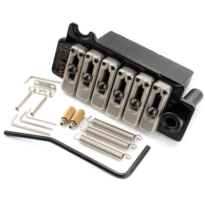 Wilkinson WVS50IIK Black 52.5mm Steel Saddles Block Tremolo Bridge For ST Guitar