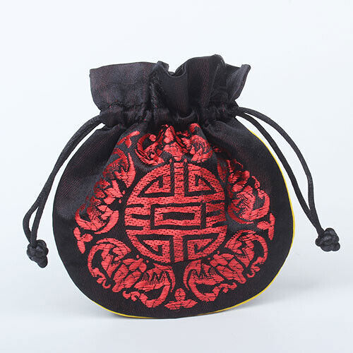 Wholesale Satin Drawstring small jewelry Pouches Silk Purses Gift Candy Bag - Picture 10 of 12