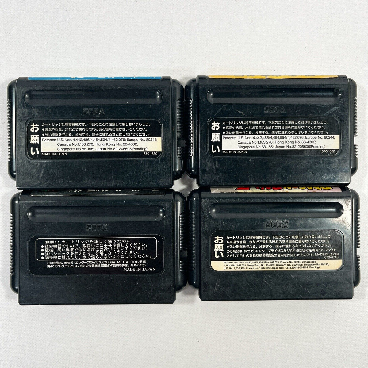 SEGA MEGA DRIVE カートリッジ型ピンバッチ 全12種 新品未開封コンプリート☆メガドライブ カートリッジ型