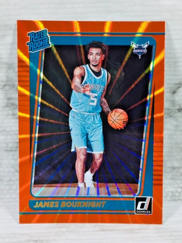 2021-22 PANINI DONRUSS #201 JAMES BOUKNIGHT RC RATED ROOKIE (HOLO ORANGE LASER)