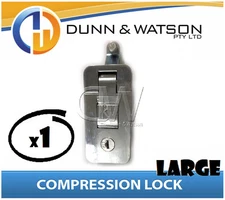 Large Chrome Compression Lock / Handle / Latch (Pop Omega Trailer Canopy ) x1