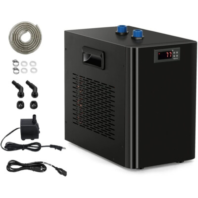Aquarium Chiller 75gal 1/3 HP Water Chillers for Fish Tank Hydroponics System