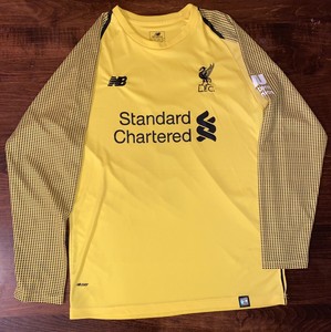 Liverpool FC Mens Jersey Alisson Becker Goalkeeper Yellow ...