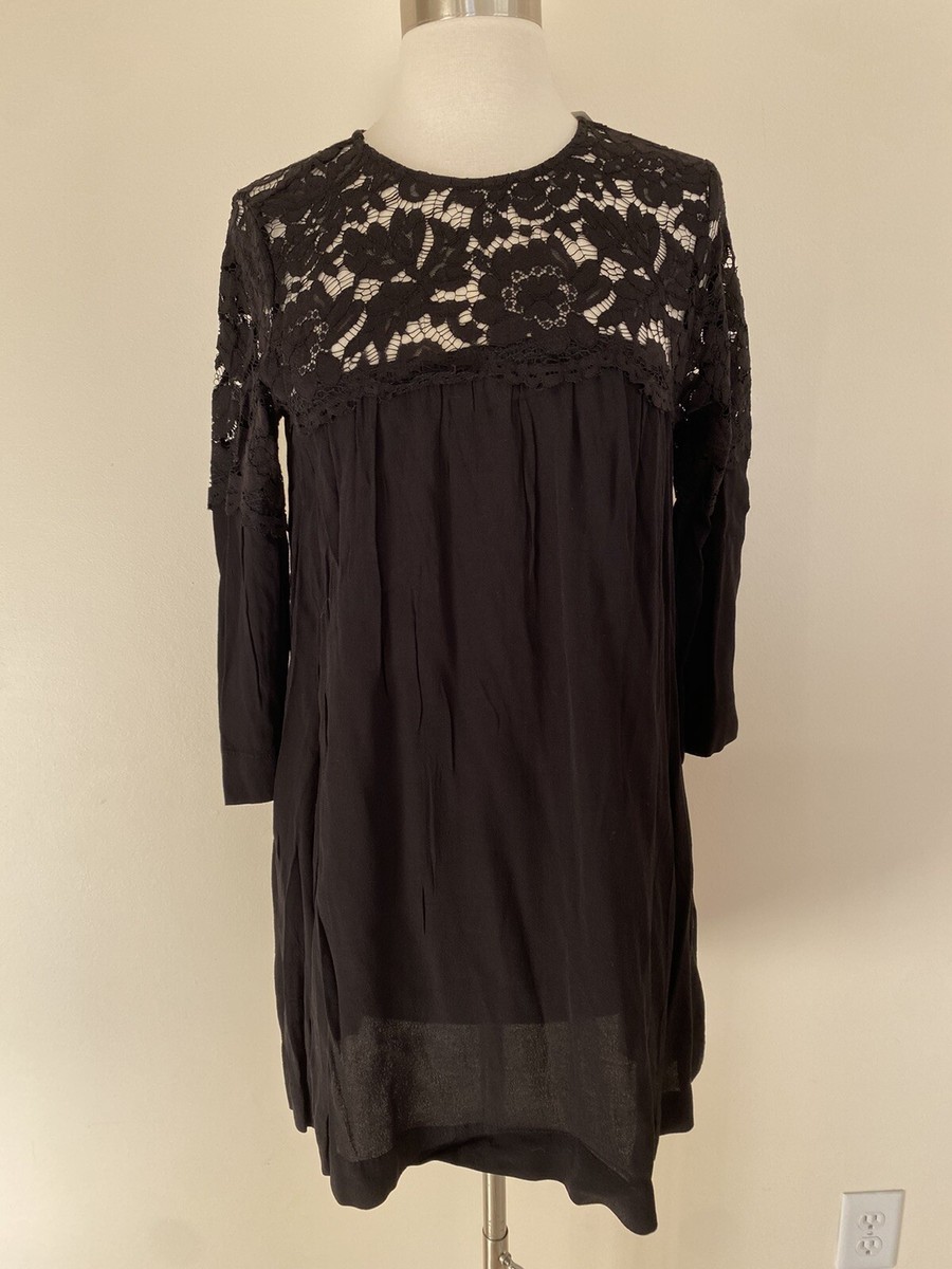 NEW H&M lace black dress size 6 fits like xs/s | eBay