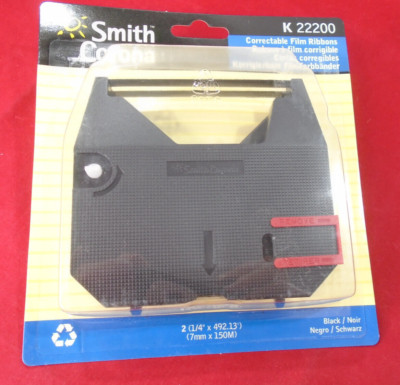 Neu Smith Corona Correctable Folie Farbbänder X 2 (Doppelpack) Ref K22200