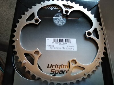 Plateau Campagnolo / 8 Sp / 39 T / BCD 135 mm / Record Racing chorus c
