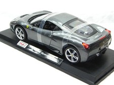FERRARI 458 SPECIAL METALLIC CHARCOAL NEW IN BOX 1:18
