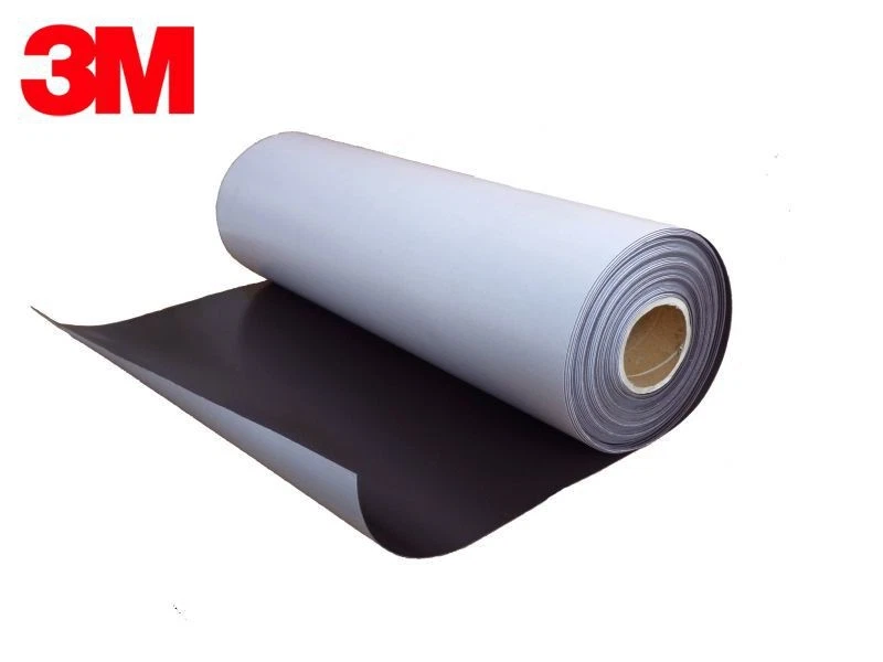 Power-Magnetfolie selbstklebend NEODYM mit 3M Kleber 0,5mm x  30cm x 100cm