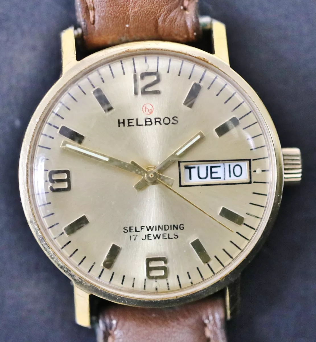 Helbros self winding watch clearance value