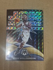 2021-22 Mosaic Basketball Zion Williamson Jam Masters Silver Prizm #5 Pelicans