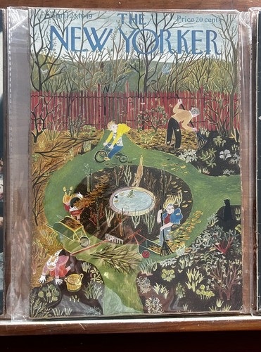 COVER ONLY The New Yorker 1946, 1949 & 1951 No Labels Cardboard Backing WSleeves - Picture 3 of 5