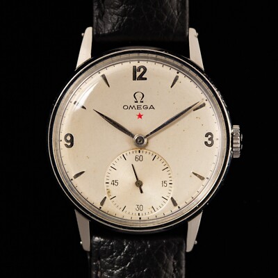 1947 Omega  Teddington  Red Star Ref. 2271-9 Beautiful vintage watch!