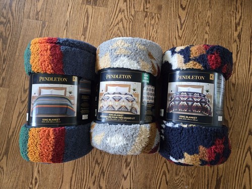 PENDELTON Reversable Queen/King Blankets Variety NEW Sealed - Picture 12 of 43