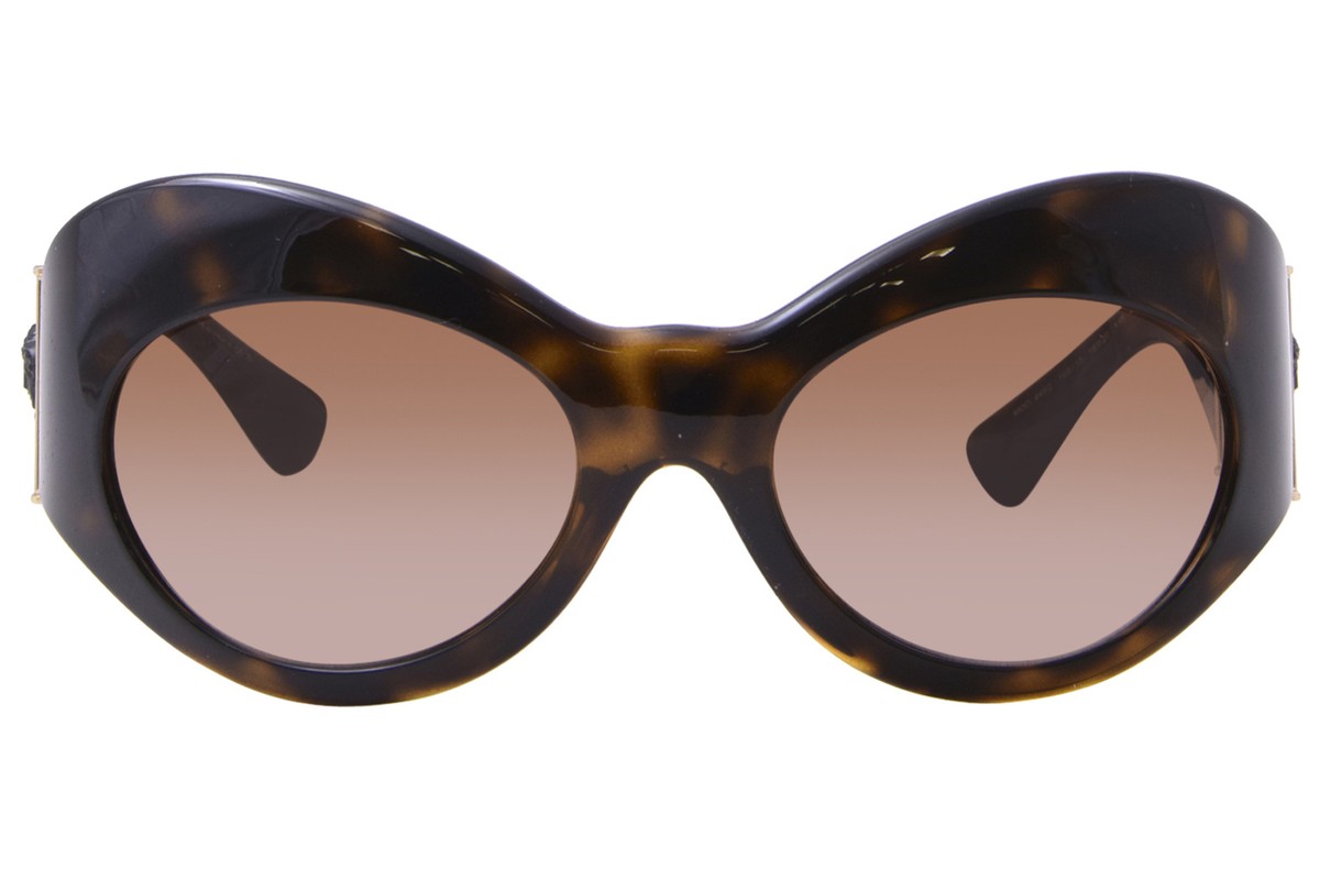 サングラス VERSACE Woman Sunglasses Brown 0VE4462 108/13 Versace VE4462 108/13 Sunglasses Women's Havana/Brown
