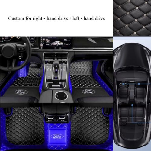 Fit For Ford F-150 2004-2024 Car Floor Mats Waterproof 2 Door 4 Door Auto Carpet - Picture 9 of 21