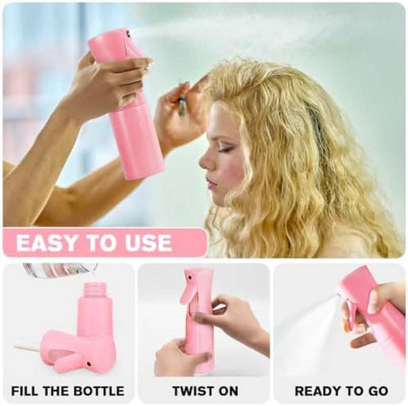 Ultra Fine Mist Spray Bottle Continuous Hair Water Spray Bottle