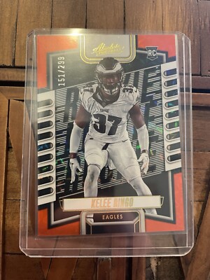 Kelee Ringo 2023 Panini Absolute RC #192  Orange 151/299 Philadelphia Eagles