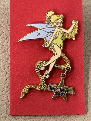 Disney Tinker Bell Magic Kingdom Gold Pixie Dust Pin    P01