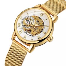 Forsining Womens Automatic Transparent Skelet...