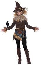 Wizard of Oz Creepy Scarecrow Farmer Child Costume