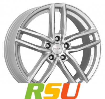 Dezent TR silver 8x18'' ET35 LK5 112 ML 70.1 Alufelgen 18 Zoll