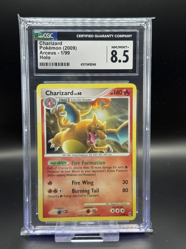 Charizard graded CGC 8.5 for sale on eBay