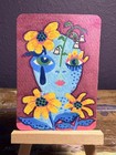 ACEO Art Card Original Abstract OOAK “Boobells & The Girl” by Chelsart1111  — photo 1