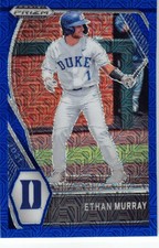 2021 Panini Prizm Draft Picks #PDP147 Ethan Murray Blue Mojo Prizm