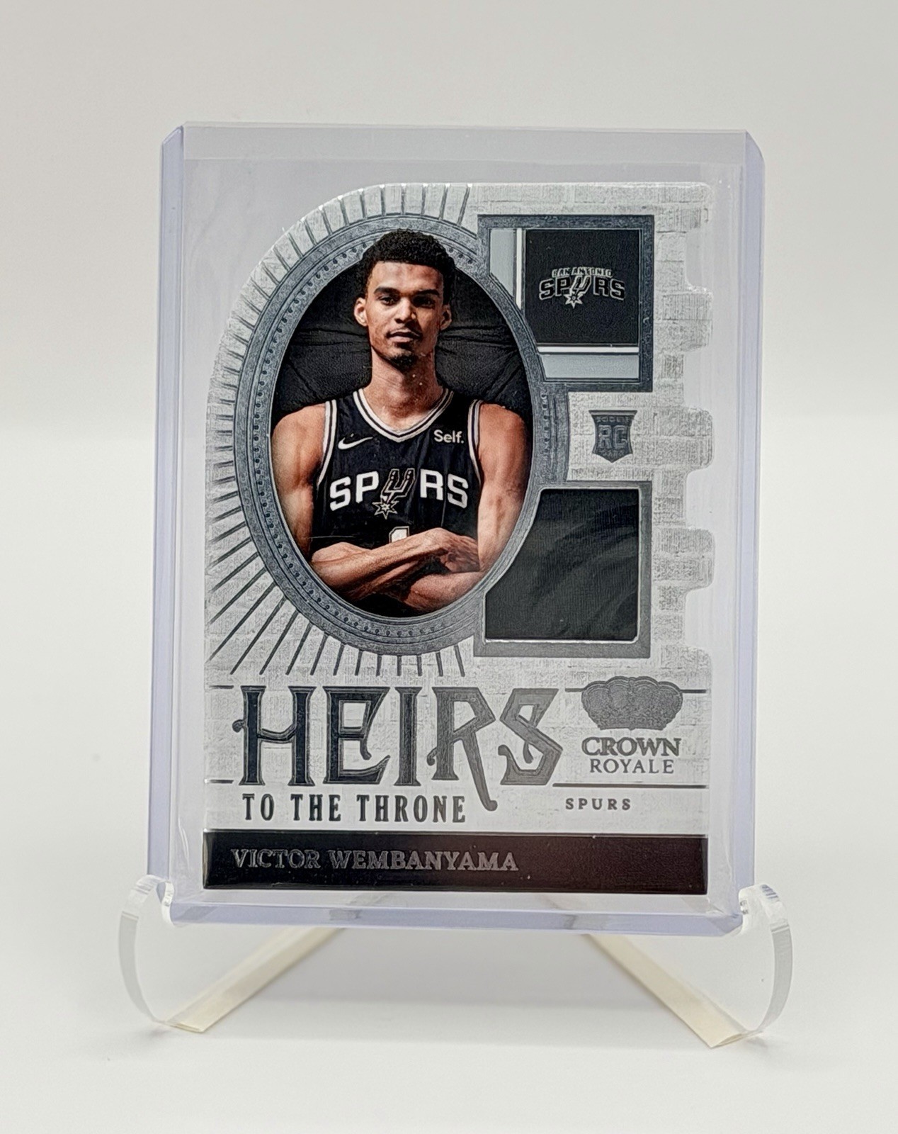 Victor Wembanyama 2023-24 Panini Crown Royale #HT-WEM Heirs to the Throne RC