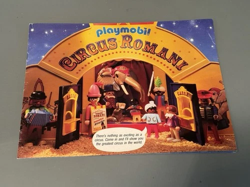 Vintage Playmobil 3720 Romani Acrobat Circus Manual / Brochure 09/92
