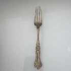 Gorham Leaf Sterling Silver Dinner Fork 7” Monogrammed Antique Ornate Pattern
