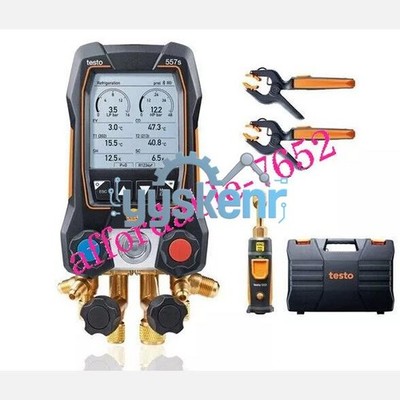 NEW Testo 557s Smart Digital Manifold Kit with wireless temperature and vacuum