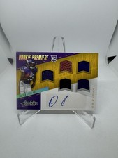 2017 Dalvin Cook Card # 273 Panini Absolute Rookie Premiere 5 Window