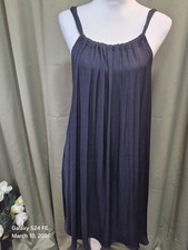Banana Republic Navy Tie Back Mini Dress  Petite Large, Beachy, Summer