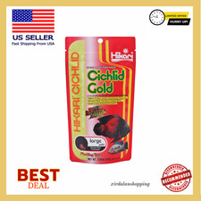 Hikari Cichlid Gold Floating Pellets Fish Food 2 oz Color Enhancing Diet