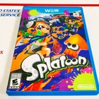 Splatoon Nintendo Wii U WiiU 2015 Amiibo Complete in Box CIB Tested and Working