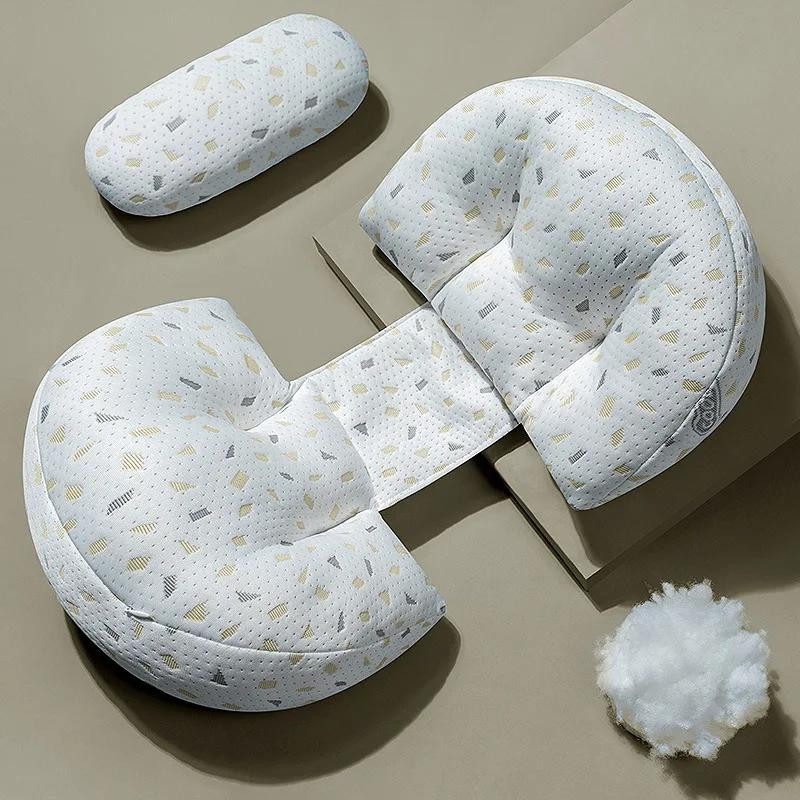 U-shaped Maternity Body Pillow Waist Support Sleeping Cushio
