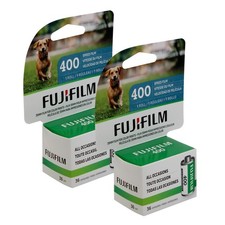 FUJIFILM 400 Color Negative Film 35mm Roll Film, 36 Exposures - 2 Pack