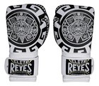 RARE Aztec Calendar CLETO REYES Boxing Gloves Strap Closure Pro Sparring Mexican